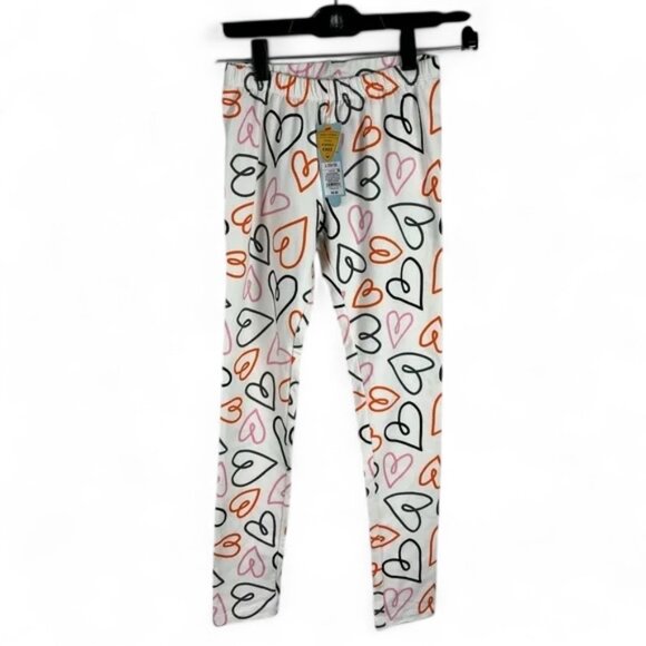 Cat & Jack Girls' Heart Print Leggings L (10/12) - NWT - Picture 1 of 8